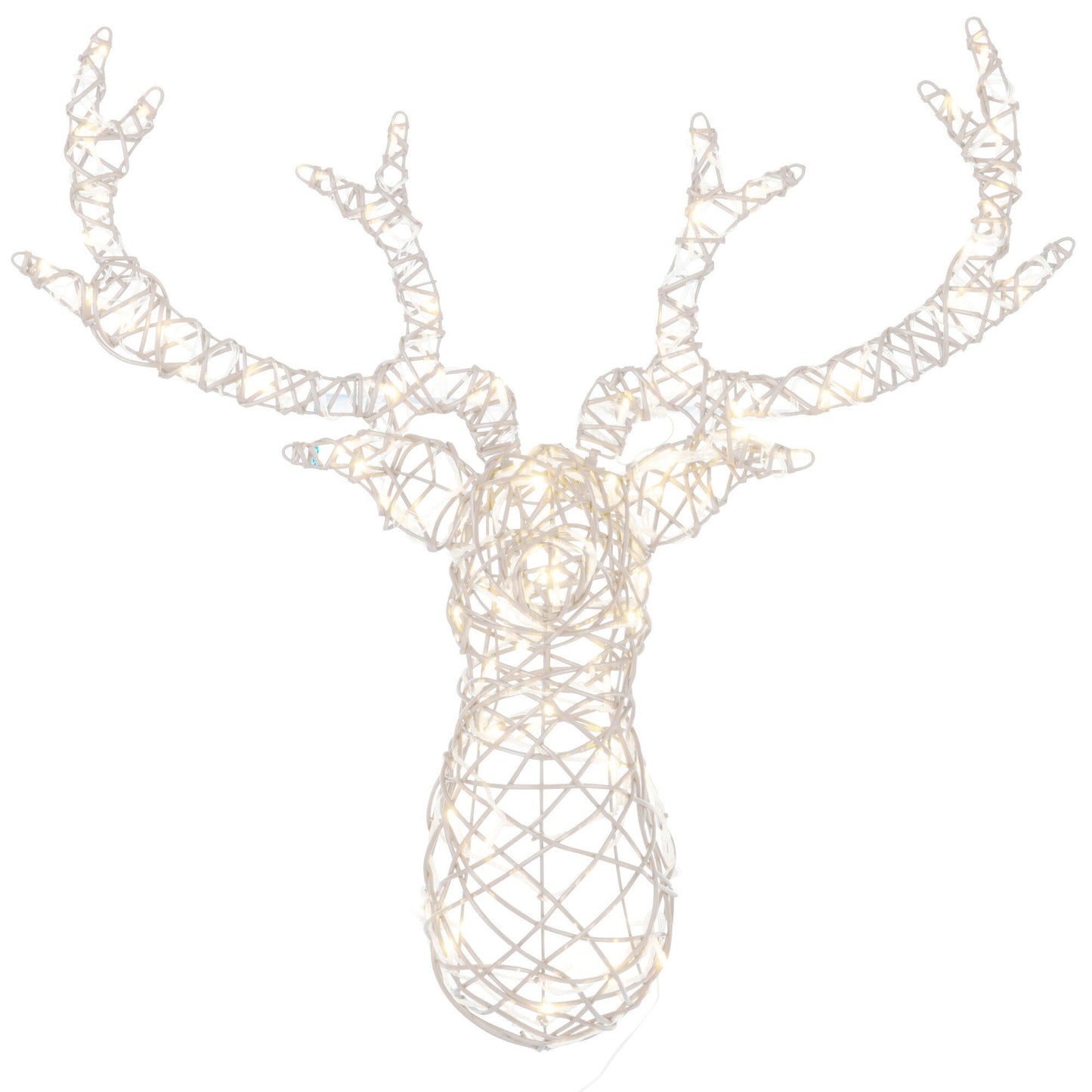 Testa di Renna con Led Bianco - Reindeer