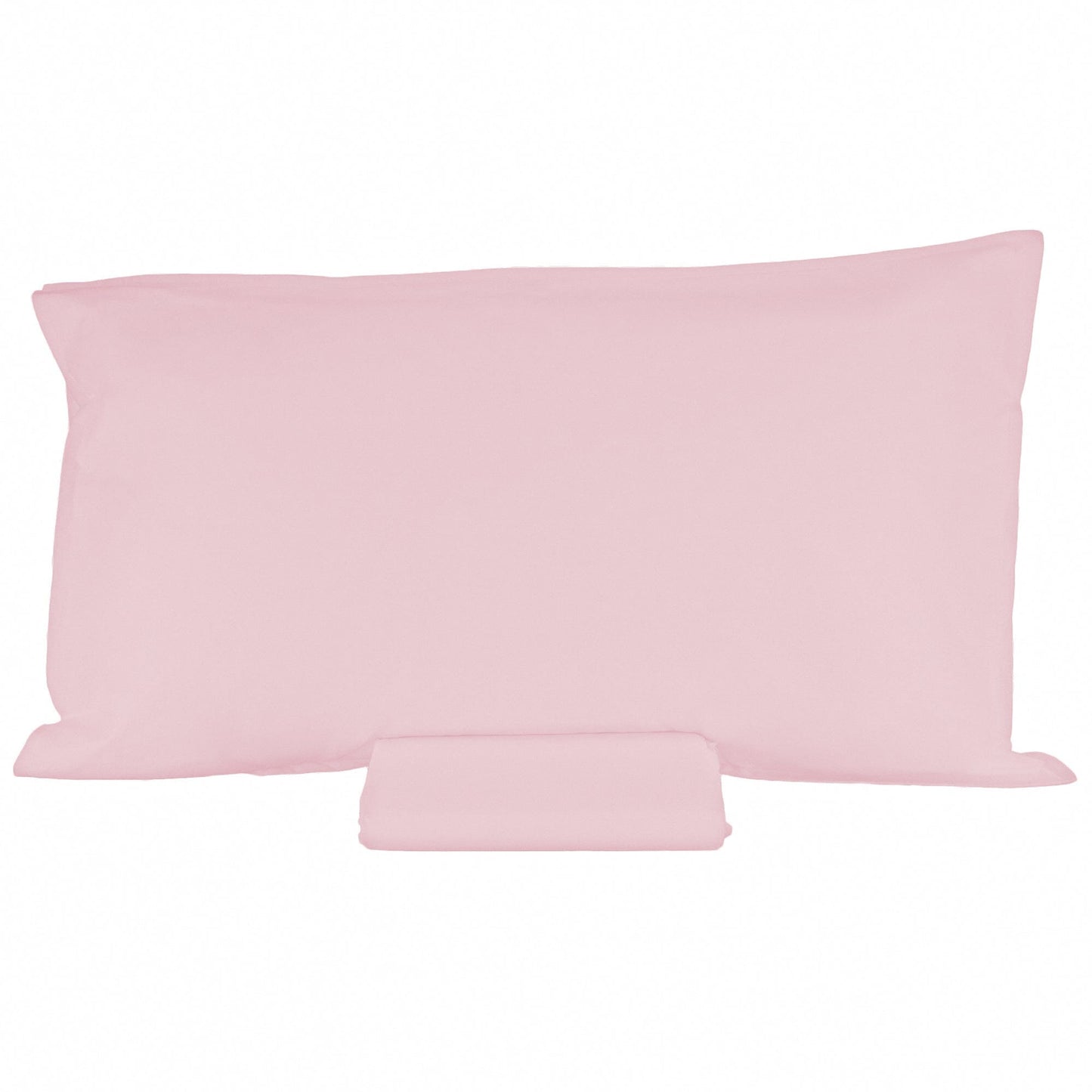 Completo Lenzuola in Flanella di Cotone Tinta Unita - Olga Lenzuola Flanella Fazzini Matrimoniale Rosa