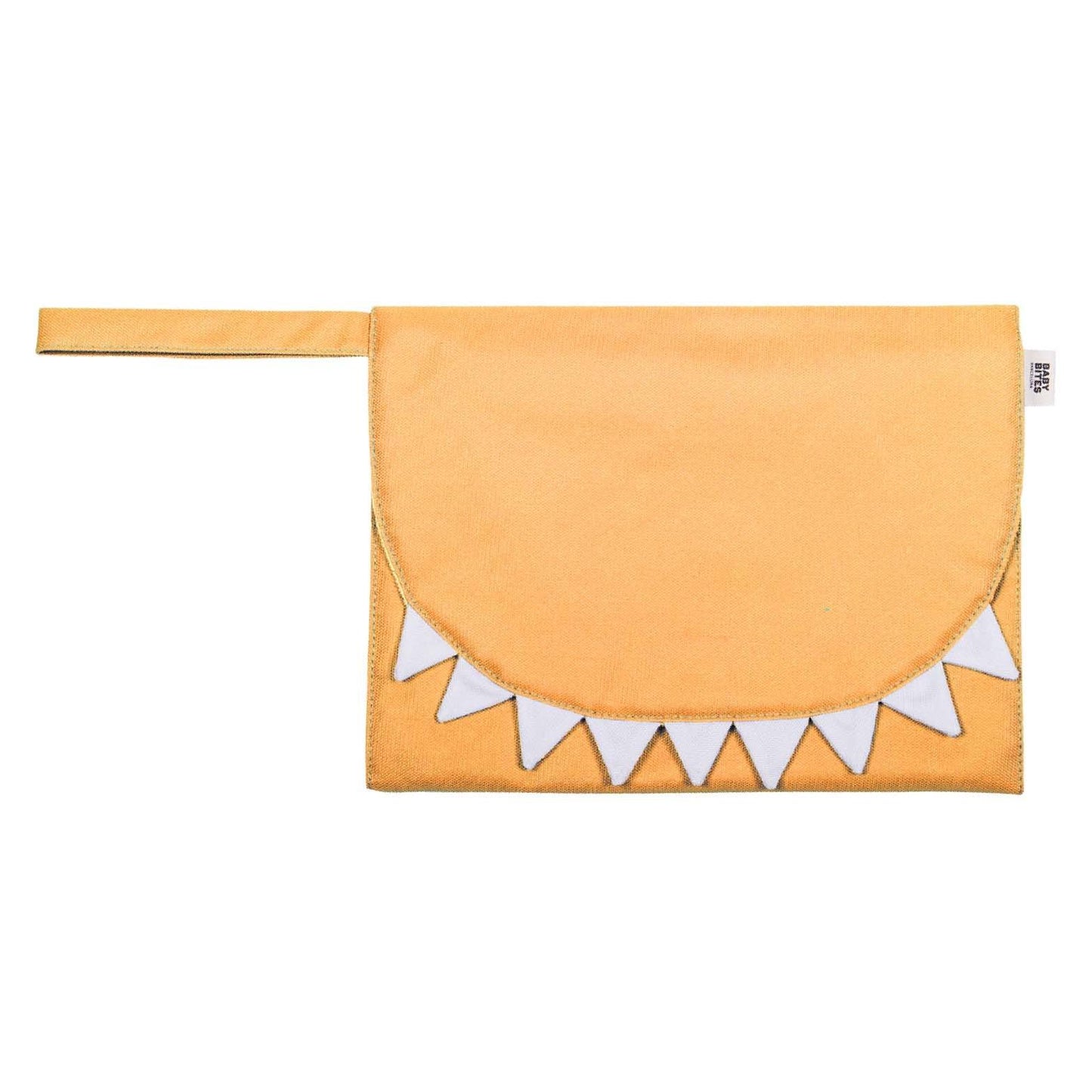 Fasciatoio Portatile Impermeabile in Tinta Unita - Shark Fasciatoi Baby Bites Giallo Senape