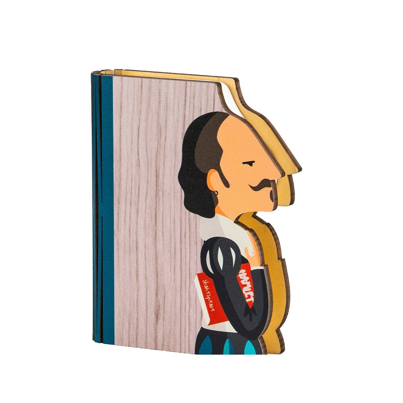Mini Lampada Libro Portatile Herolight - William Shakespeare Lanterna Sbam