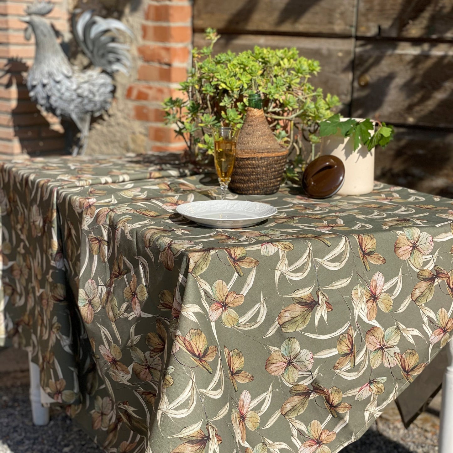 Tovaglia in Puro Cotone Fantasia Floreale - Febe Tovaglia Lisola