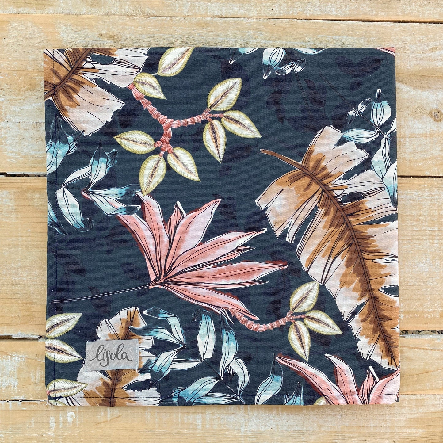 Tovaglia in Puro Cotone Fantasia Floreale - Gilda Tovaglia Lisola 140x180 Blu