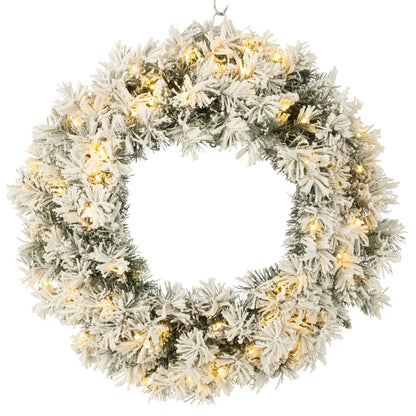 Corona di Natale con Led Bianco - Sparkle