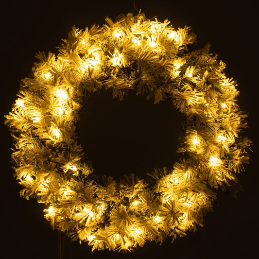 Corona di Natale con Led Bianco - Sparkle