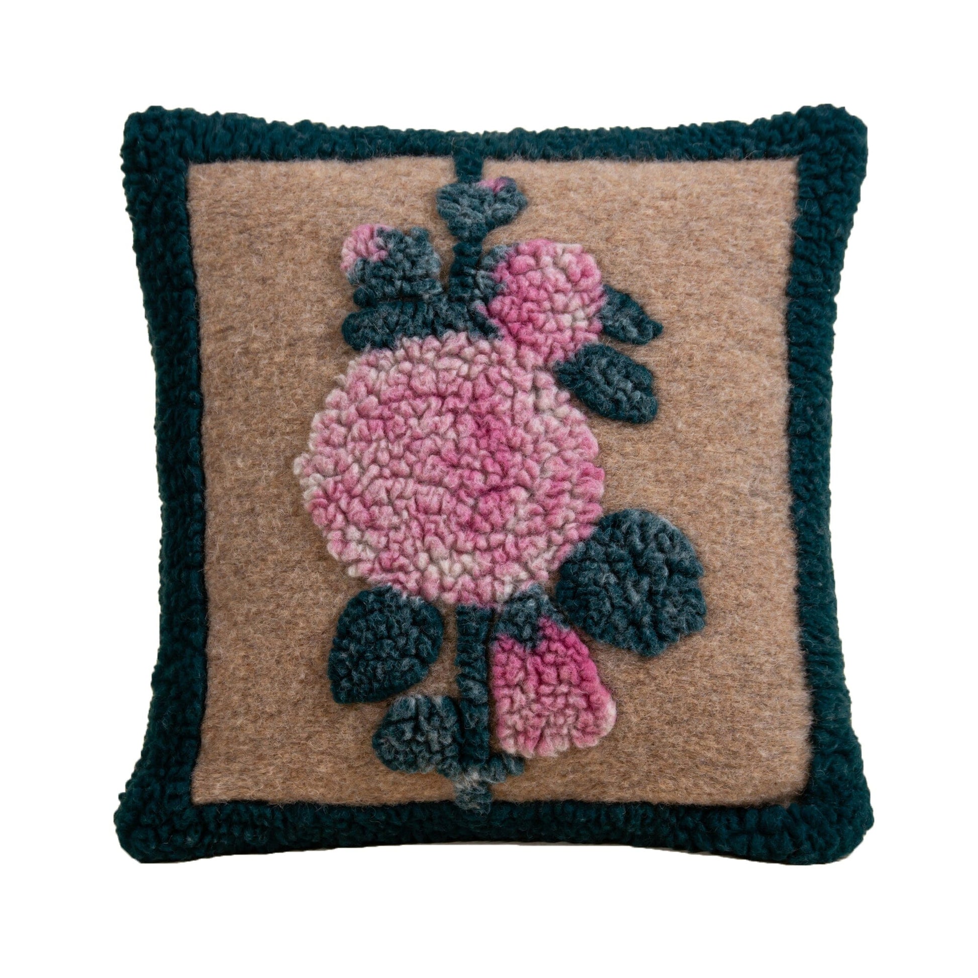 Cuscino Arredo in Lana Cotta - Fantasy Flower Cuscini Arredo Frati Home