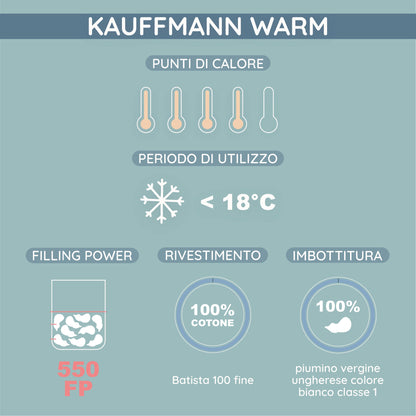 Kauffmann Comfort Piumino Warm Piumino d'oca Kauffmann